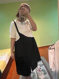 Cotton mix shirt dress