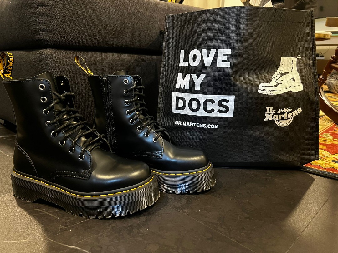 Dr. Martens Jadon Lace Up Boots Women s Fashion Footwear Boots