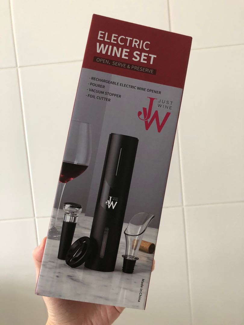 Electric Wine Set 3in1, TV & Home Appliances, Kitchen Appliances