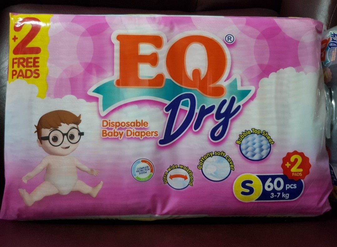 Eq Dry Small 62pcs Babies Kids Bathing Changing Diapers Baby Wipes On Carousell