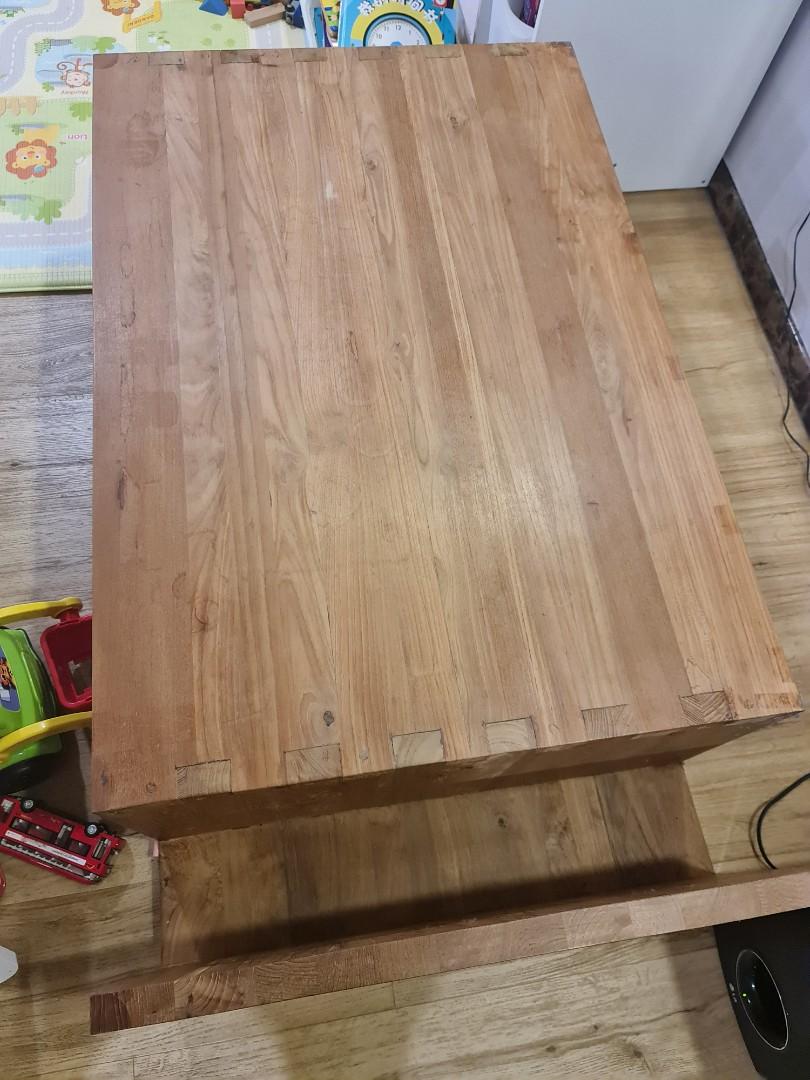 Ethnicraft naomi teak coffee table, Furniture & Home Living, Furniture