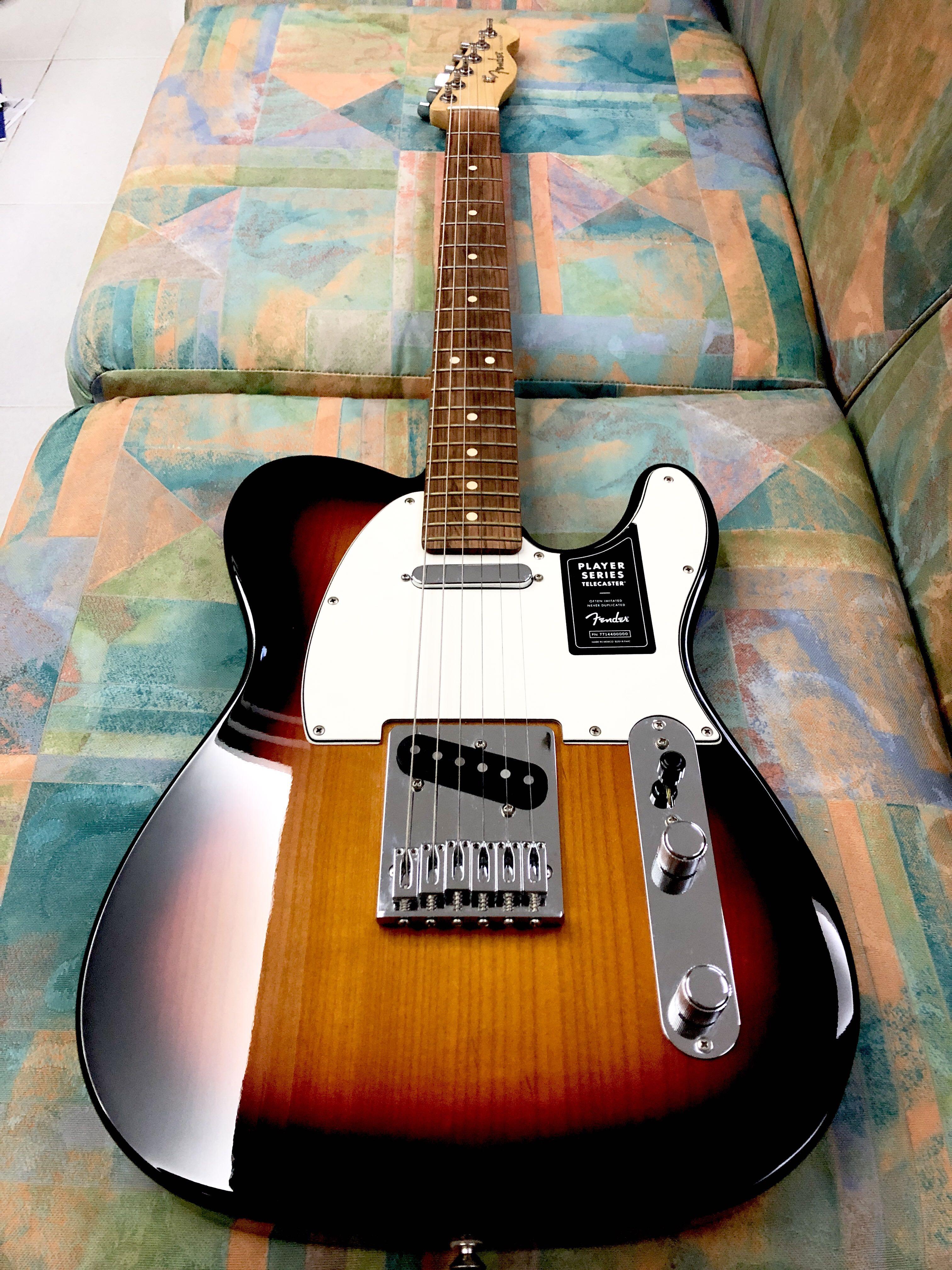 Fender player telecaster sunburst pau ferro new arrivals