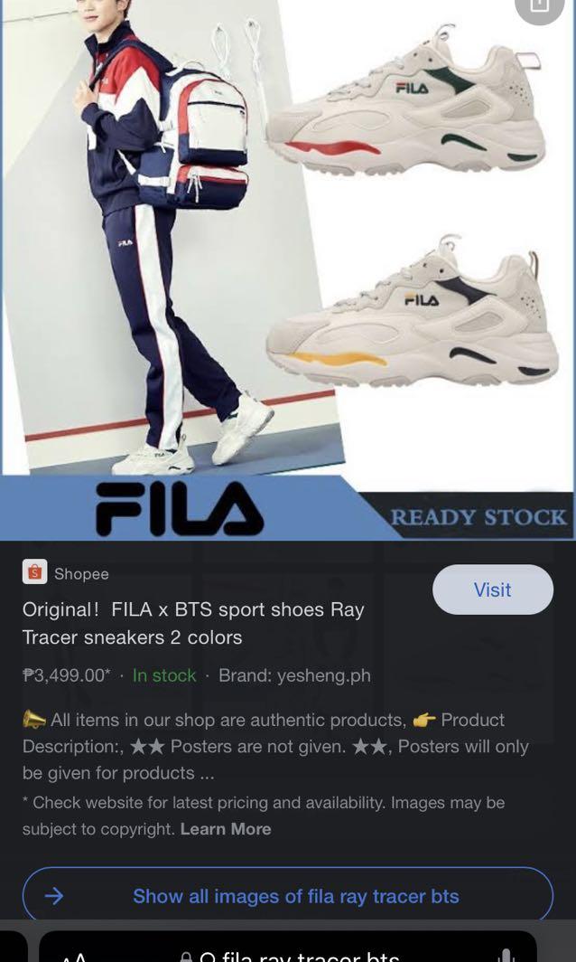 Fila RAY TRACER x BTS NEW, Women's 