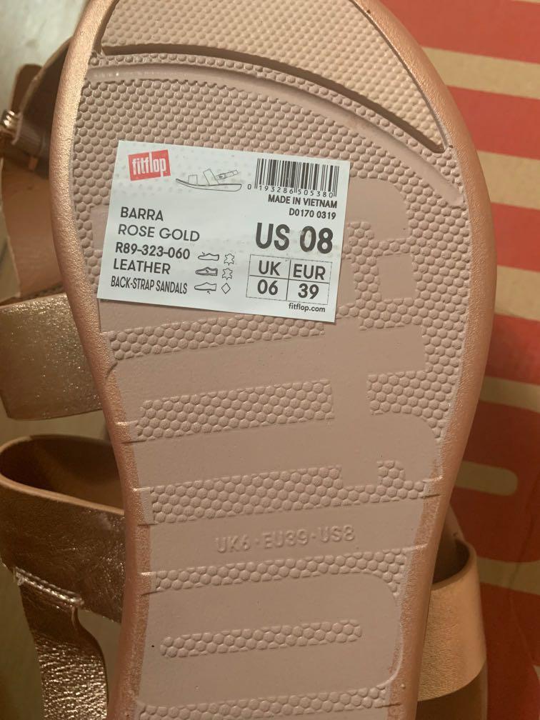 Fitflop barra clearance rose gold