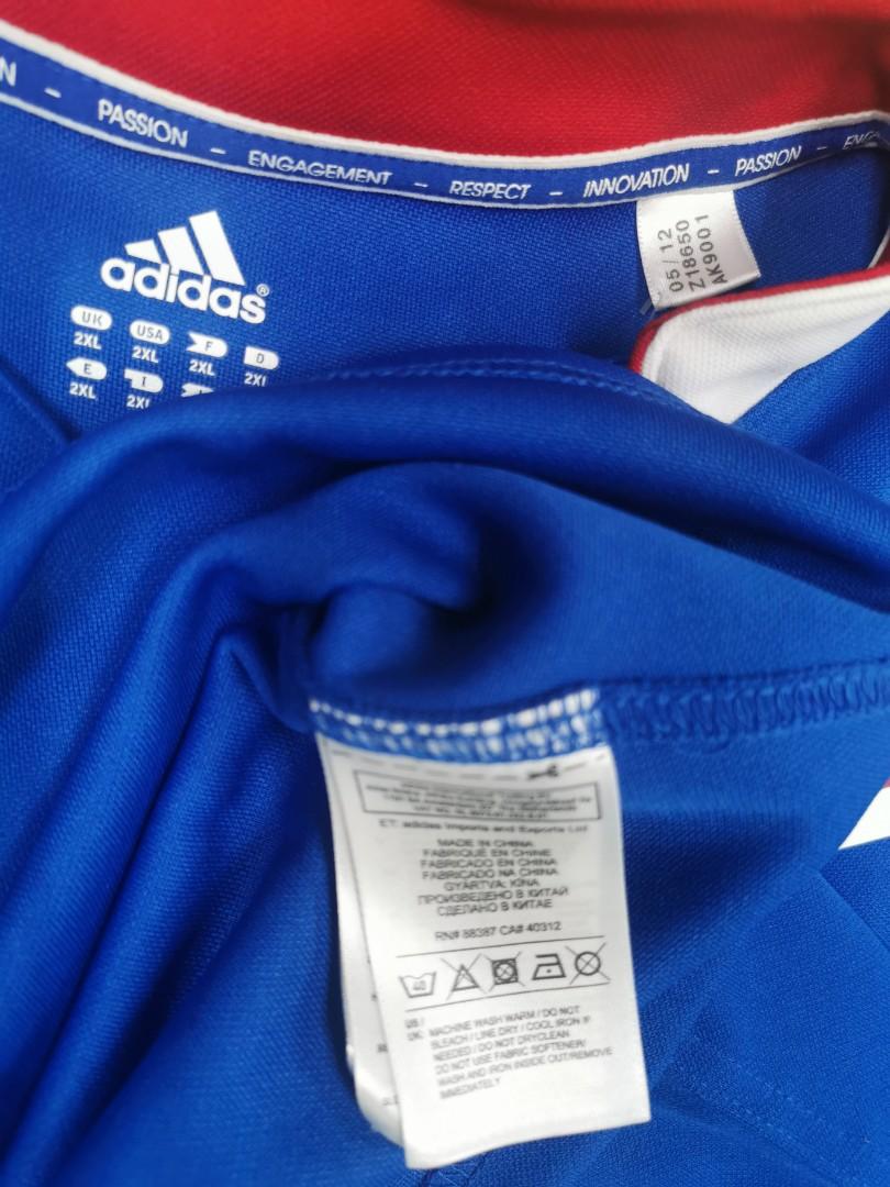 France Rugby Jersey 2012 13 Adidas Adipower New Old Stock NoS