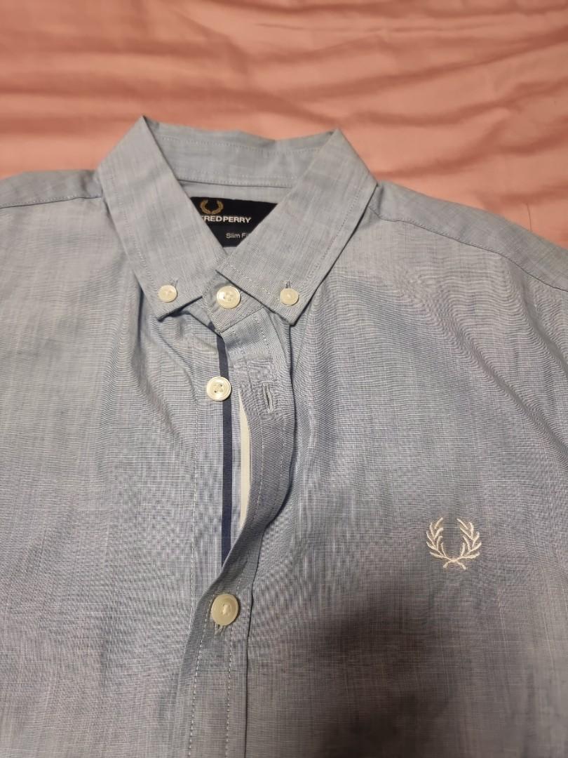 Fred perry on sale short sleeve shirt