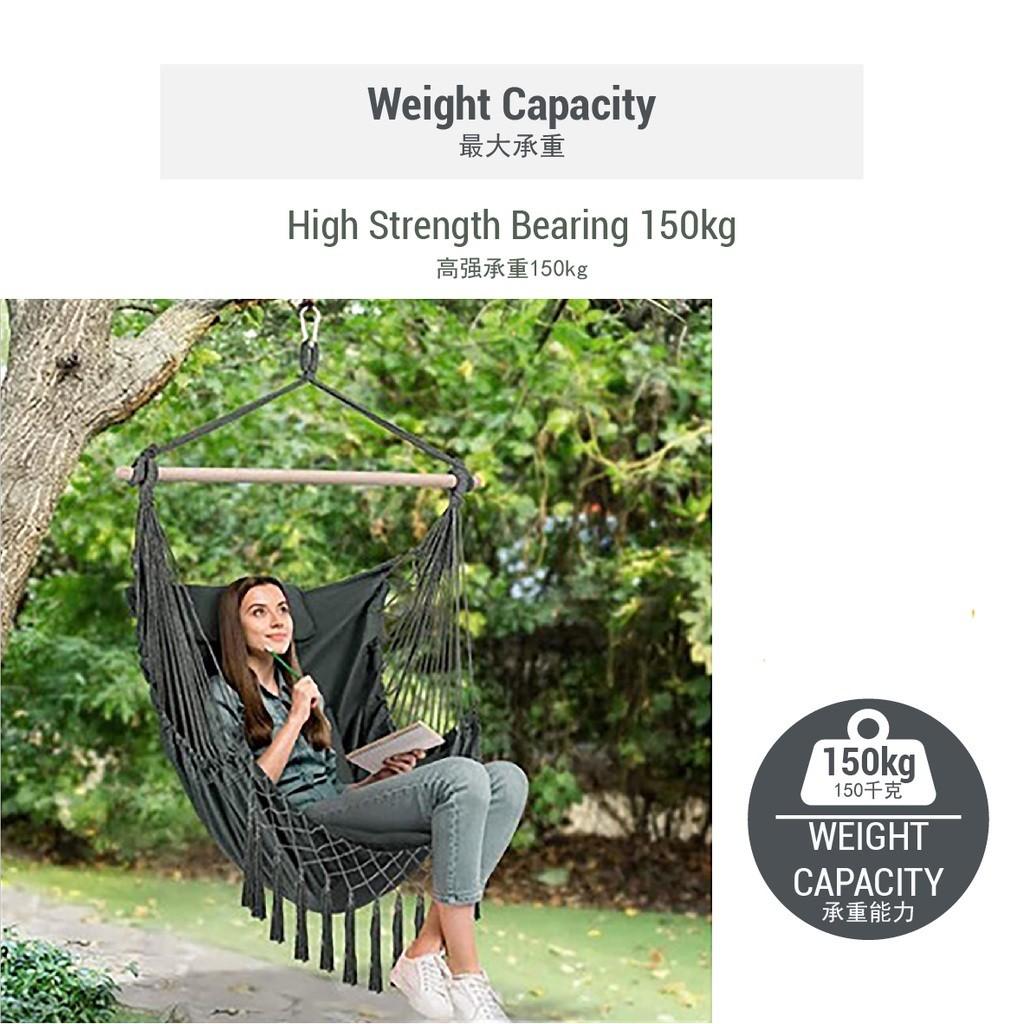 FREE POST to West Malaysia only Ready Stock Hanging Lazy Hammock Chair ONLY price for EACH shown as per sample photos. Free delivery is applied