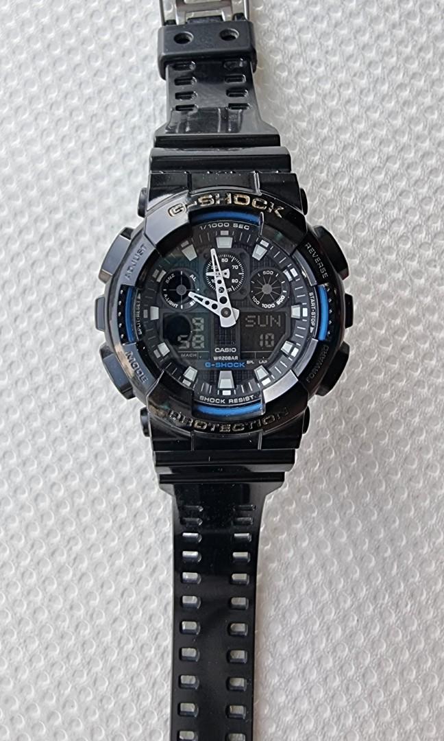 G shock discount ga 100 b