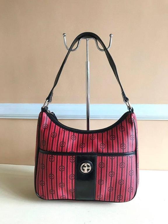 Giani Bernini Women's Signature Striped Hobo Bag