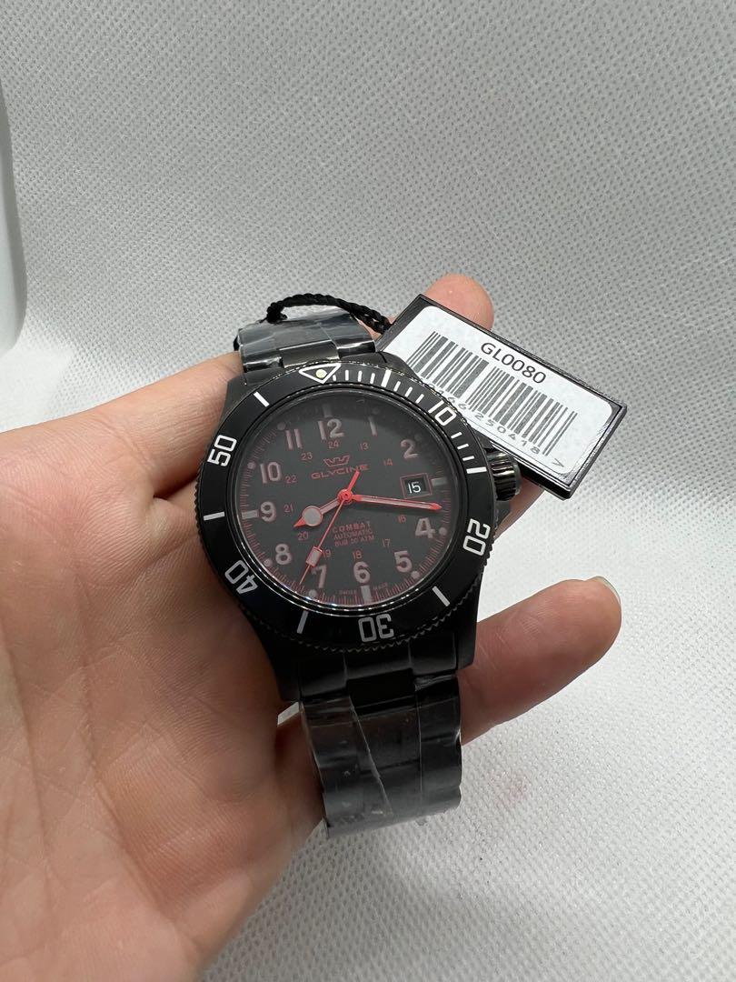 GLYCINE COMBAT SUB SWISS MADE DIVERS 200M AUTOMATIC GL0080 Men s