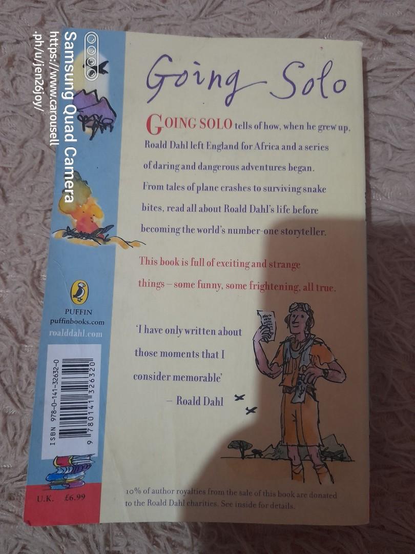 GOING SOLO by Roald Dahl, Hobbies & Toys, Books & Magazines, Children's ...