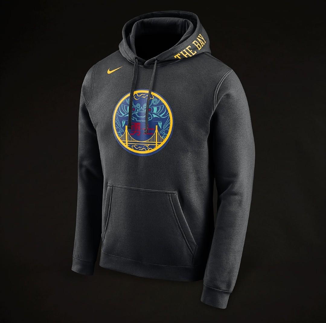 GOLDEN STATE WARRIORS CITY EDITION FLEECE HOODIE SIZE M