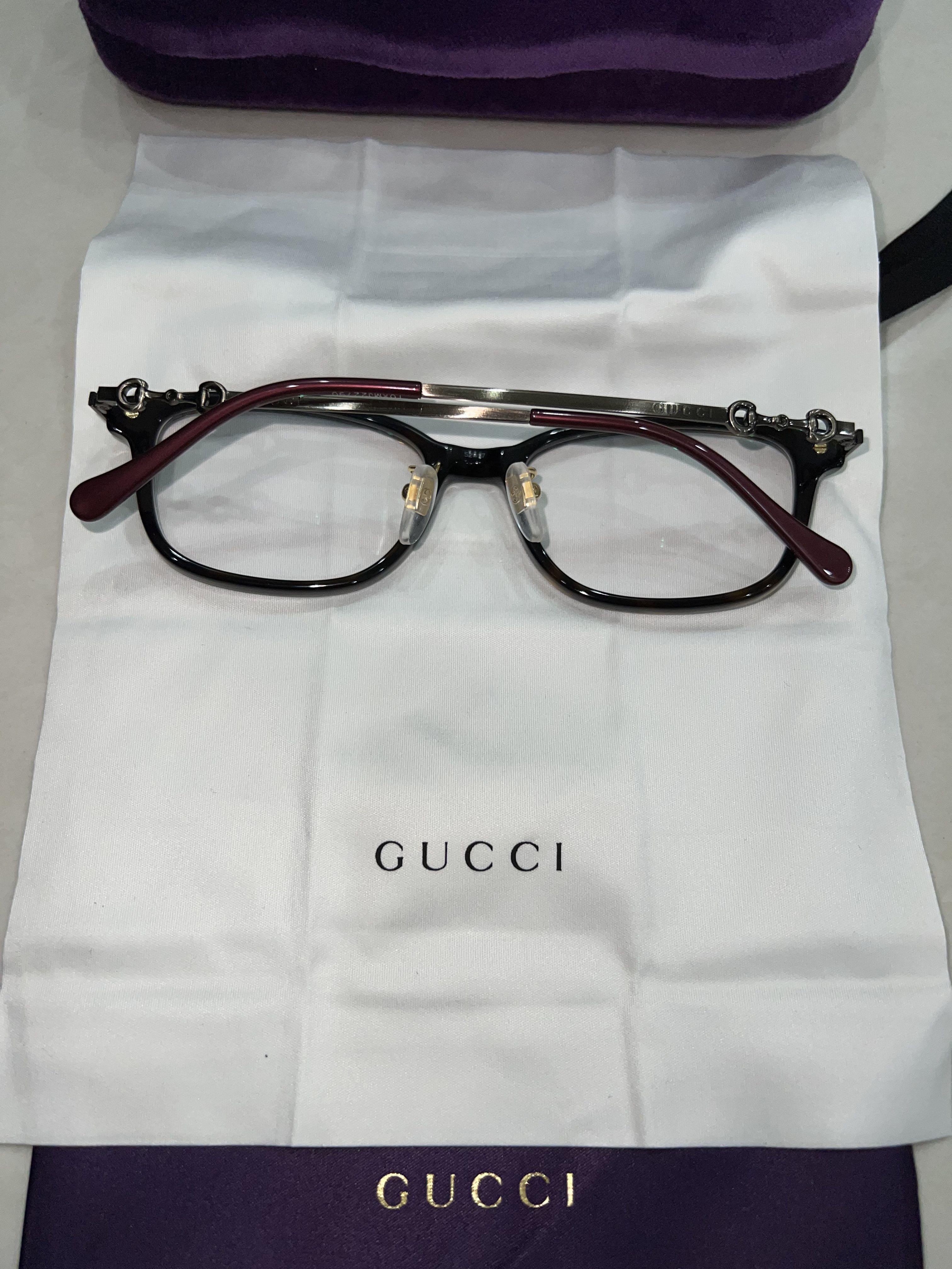 GUCCI Eyeglasses with blue light lens, Horsebit detail Brand New
