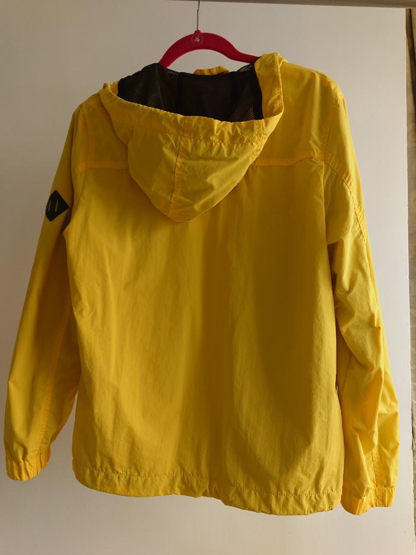 H&M Yellow Jacket, 男裝, 外套及戶外衣服 Carousell