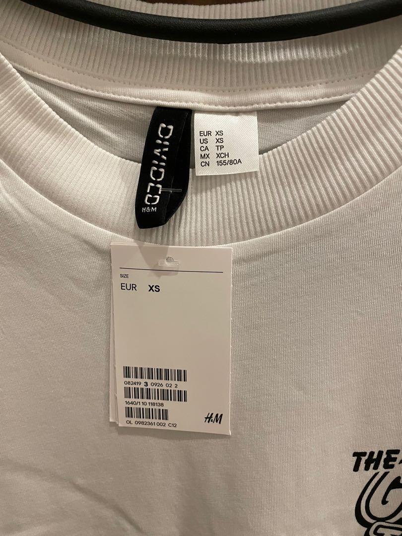 H\u0026M oversized T-shirt, Fesyen Wanita 