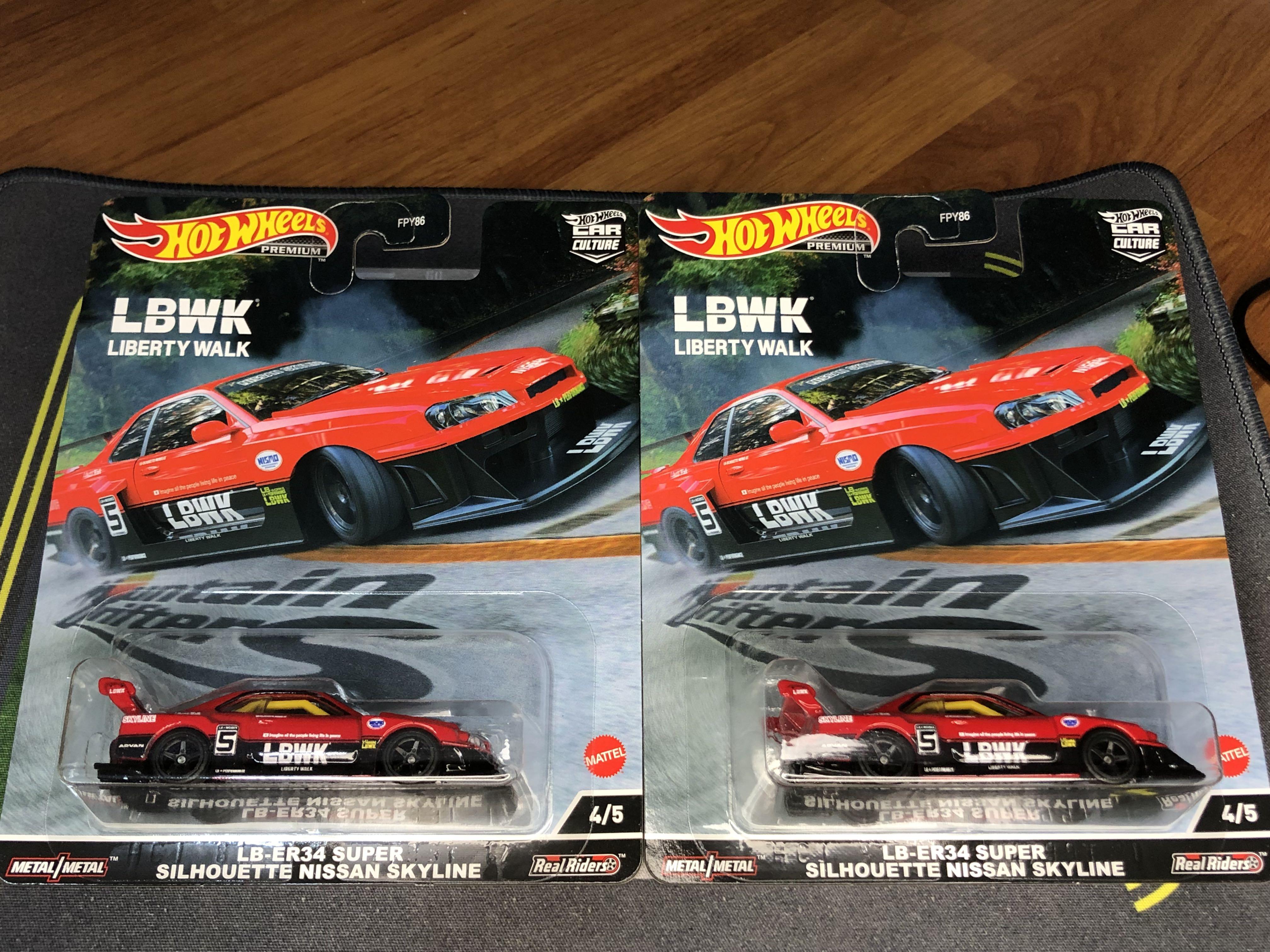 Hot Wheels Race Day lb-er34 skyline 6台 Hot Wheels - Car Culture