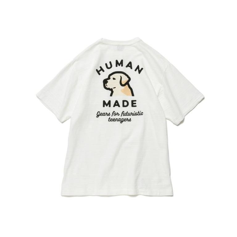 White (M, L) / Human Made Pocket Tee #2, 口袋T Shirt (Dog, Golden