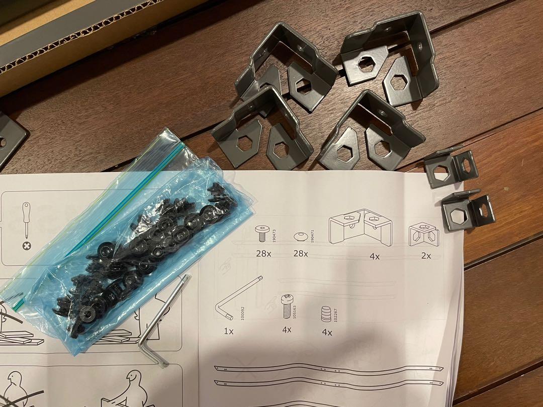 IKEA GRIMSBU (Single Bed Frame) + LURÖY (Slatted Bed Base), Furniture & Home Living, Furniture