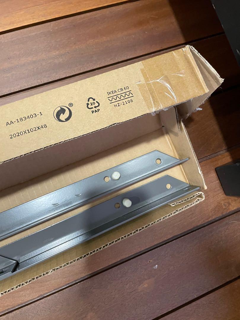 IKEA GRIMSBU (Single Bed Frame) + LURÖY (Slatted Bed Base), Furniture & Home Living, Furniture