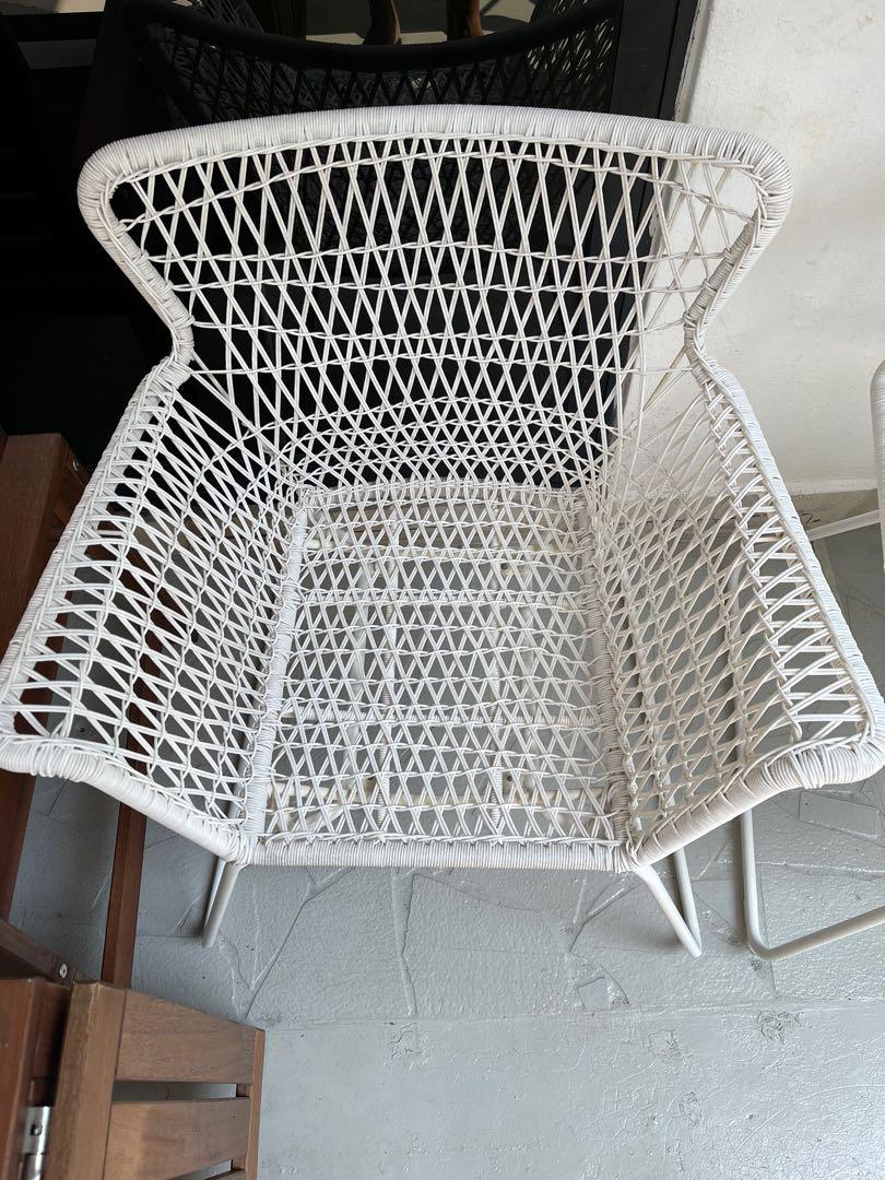 Ikea Högsten Sillón Para Exteriores Color Blanco En Sillón