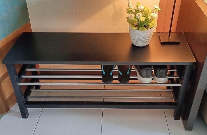 Tjusig store shoe bench
