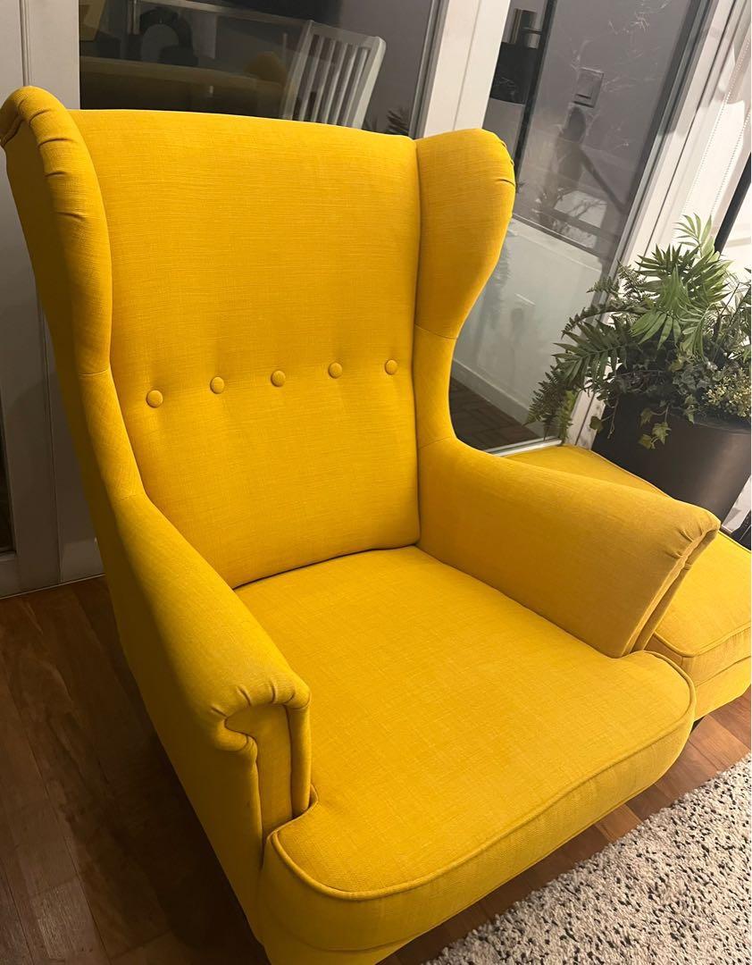 Strandmon yellow chair deals