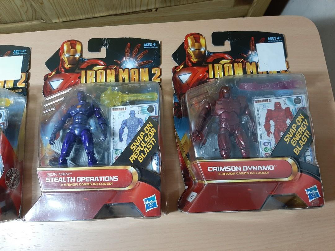 IRONMAN 2 MOVIE 3.75" CLASSIC COMIC ARMOR SET (Category: Action & Battle Toys) located in Mandaluyong City. Submitted by cyberbotots (Listing ID 1070811192, Image 3). Description: - READING IS ESSENTIAL, so please read. - NO Lowballers. - Strictly no COD/COP for non-meet up. - SET SALE ONLY. Any inquiry about breaking the set will be ignored. - All items in 1st row of picture #1 are still MOC, though cards are no longer in good condition. - Mark-