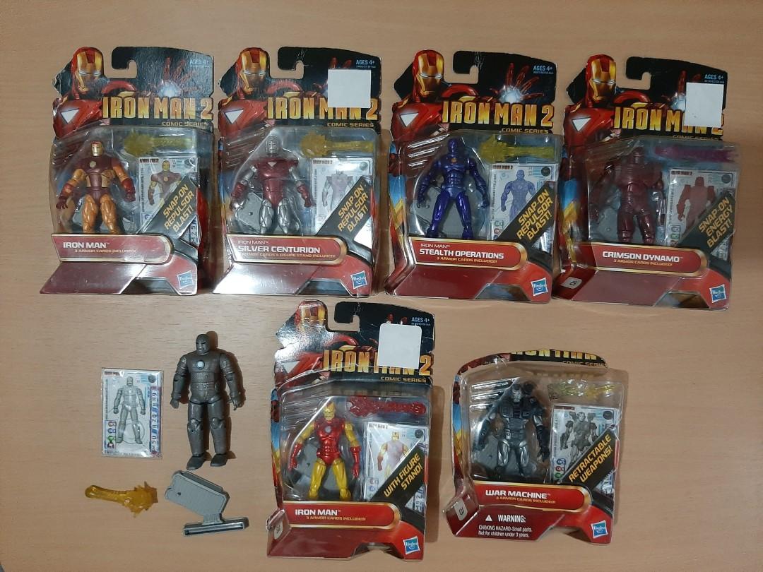 IRONMAN 2 MOVIE 3.75" CLASSIC COMIC ARMOR SET (Category: Action & Battle Toys) located in Mandaluyong City. Submitted by cyberbotots (Listing ID 1070811192, Image 1). Description: - READING IS ESSENTIAL, so please read. - NO Lowballers. - Strictly no COD/COP for non-meet up. - SET SALE ONLY. Any inquiry about breaking the set will be ignored. - All items in 1st row of picture #1 are still MOC, though cards are no longer in good condition. - Mark-