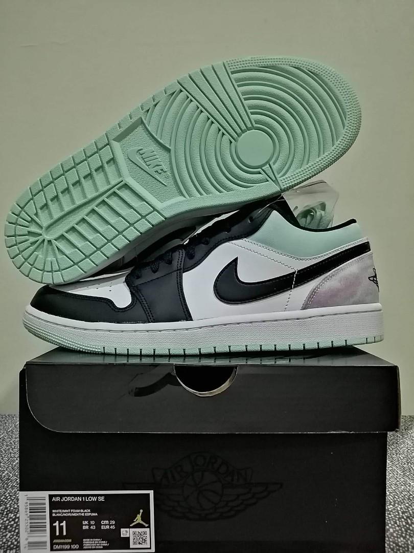 Jordan 1 Low "Mint Foam", Men's Fashion, Footwear, Sneakers on Carousell