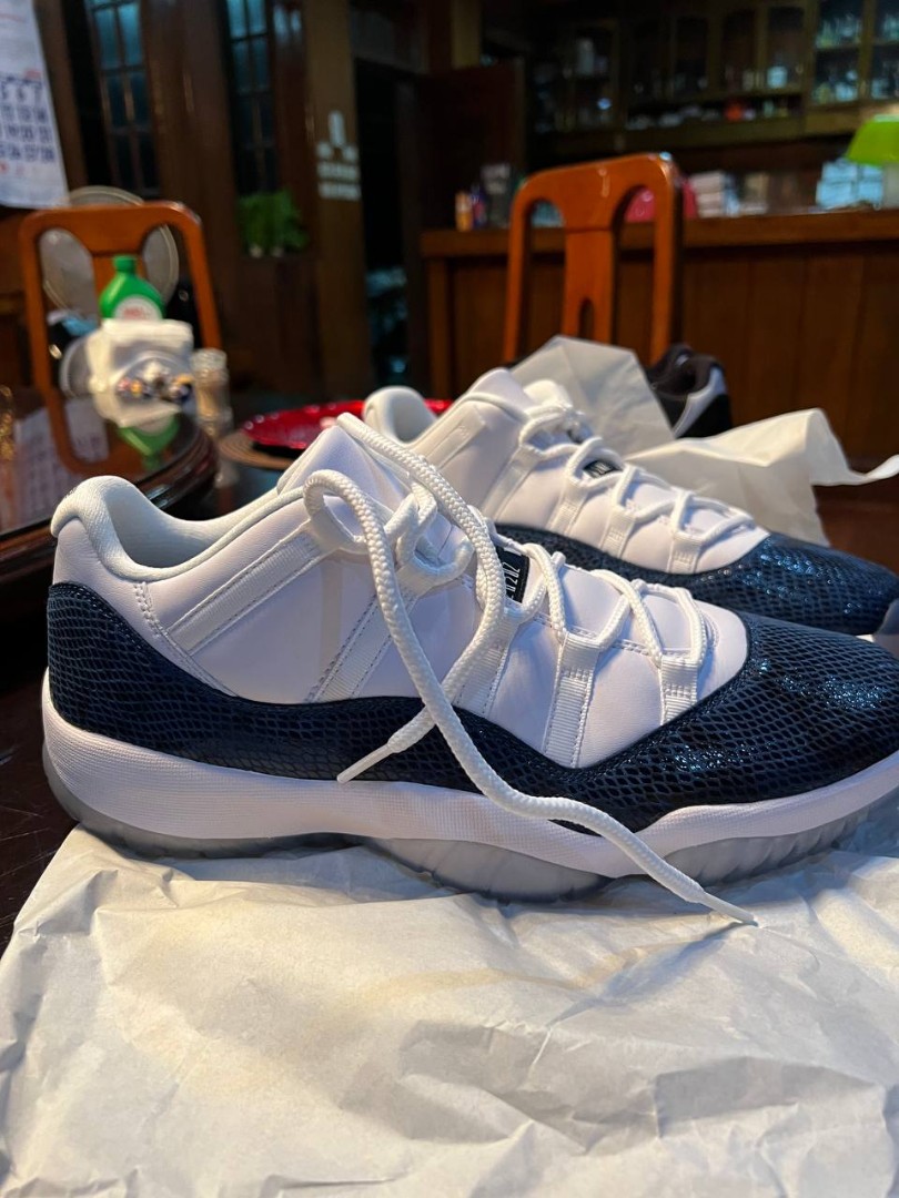 Jordan Retro 11 Low Snake Navy, Men's 