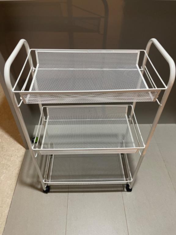 Kitchen trolley, movable, 3 tiers, Furniture & Home Living, Furniture