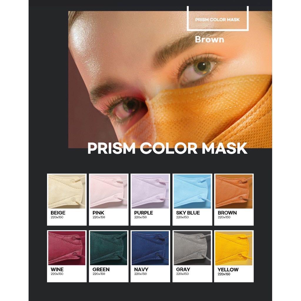 Korea Prism Colour Mask, Health & Nutrition, Face Masks & Face Shields
