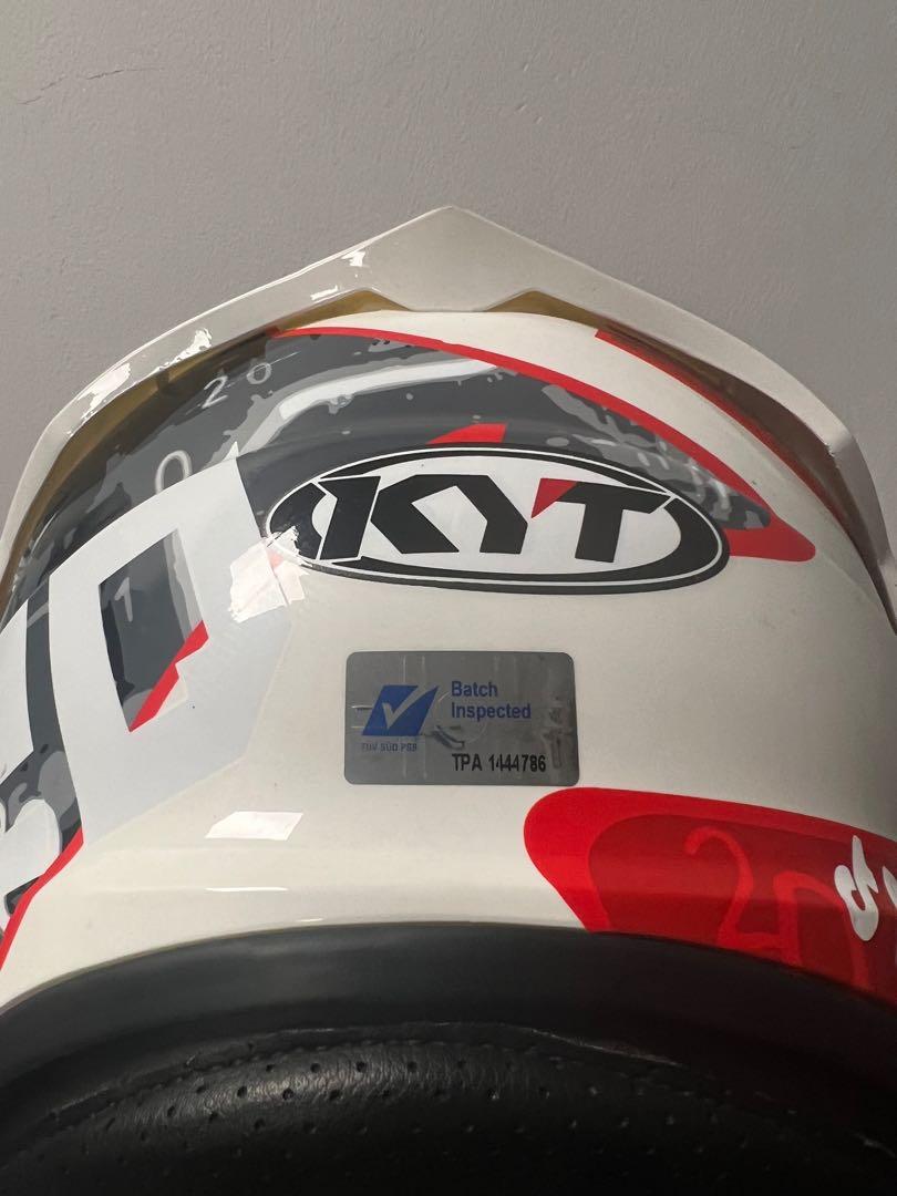 KYT NFJ Fabio Quartararo, Motorcycles, Motorcycle Apparel on Carousell