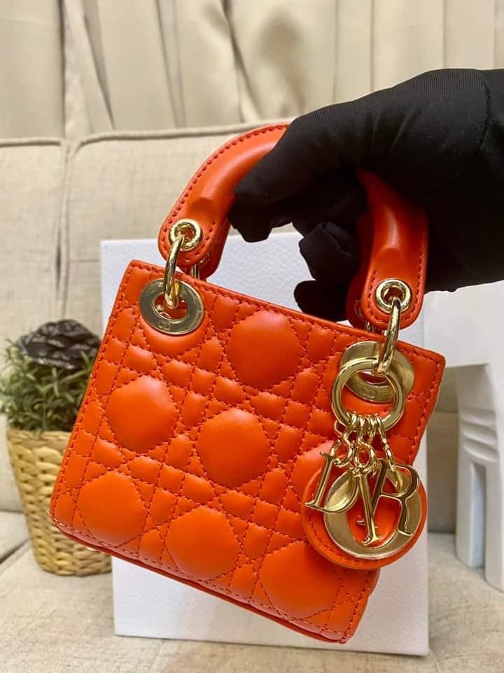 Lady dior orange outlet