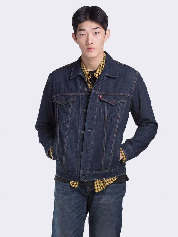 Levi's trucker jacket rinse discount