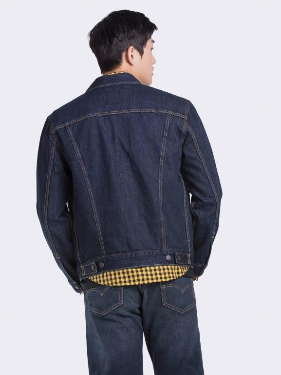 Levi s Trucker Denim Jacket Dark Wash Rinse Trucker S size