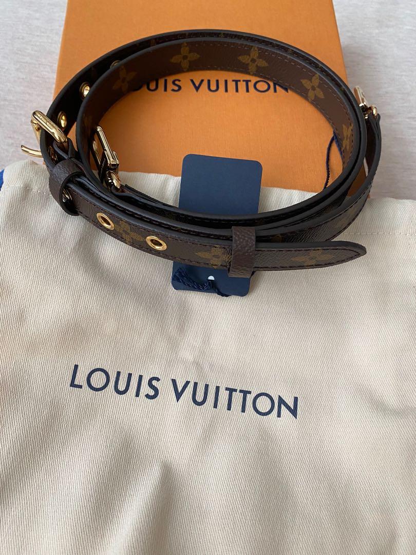 LV Louis Vuitton Adjustable Monogram strap, Luxury, Accessories on