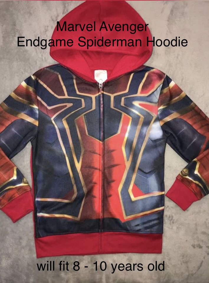 Iron spider deals hoodie kids