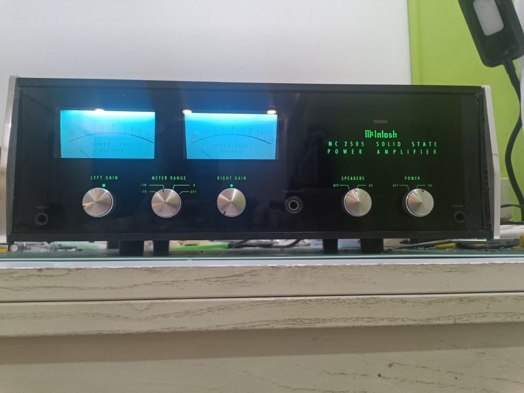 McIntosh mc 2505 power amplifier, Audio 