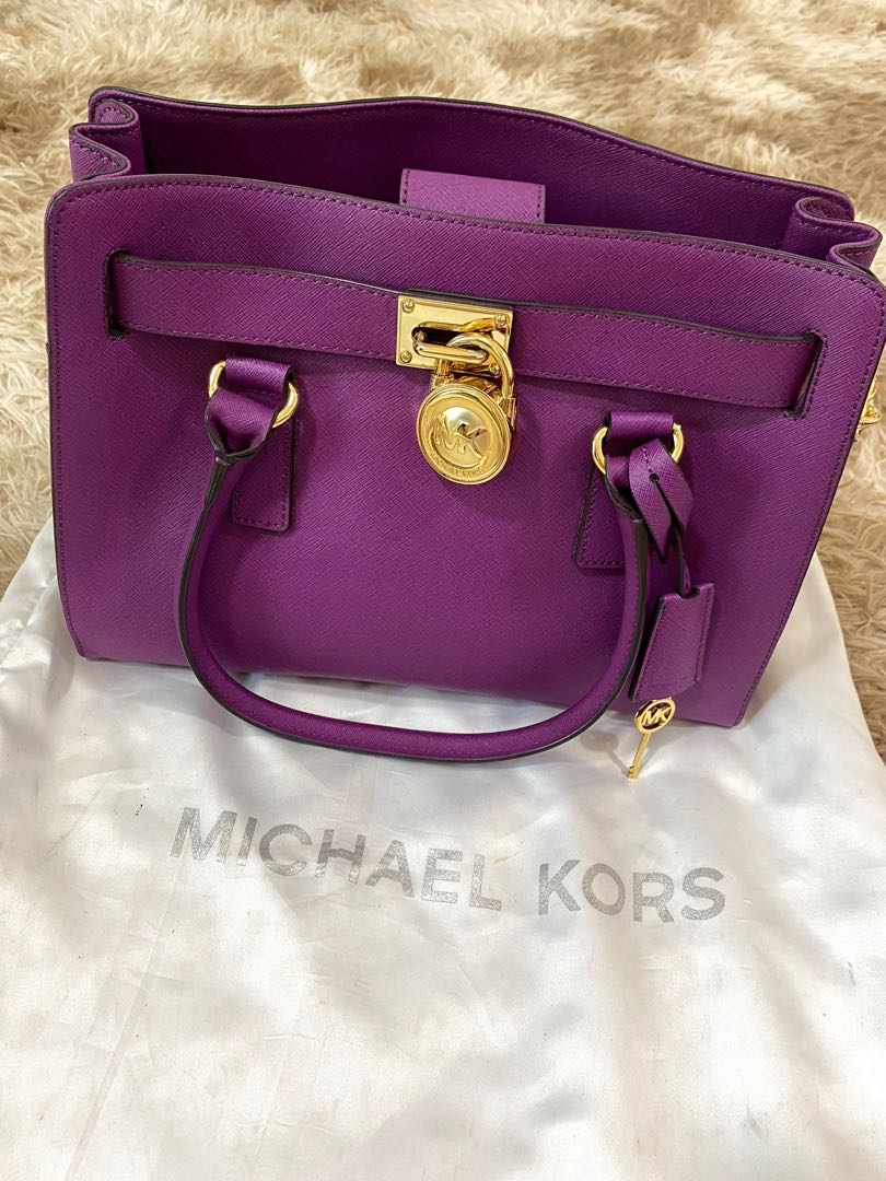 Michael Kors Hamilton, Luxury, Bags & Wallets on Carousell