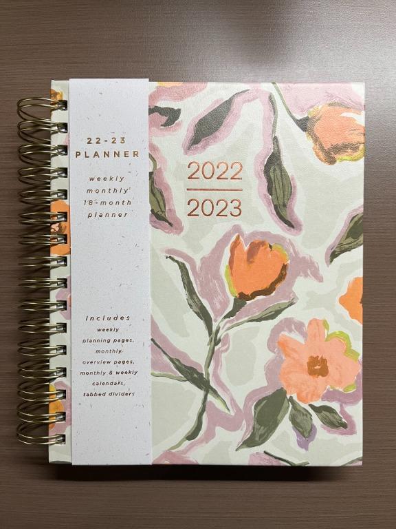 Qc Calendar Spring 2023 Mid 2022-2023 Spring Hardbound Planner (Starts July 2022), Hobbies & Toys,  Stationary & Craft, Stationery & School Supplies On Carousell