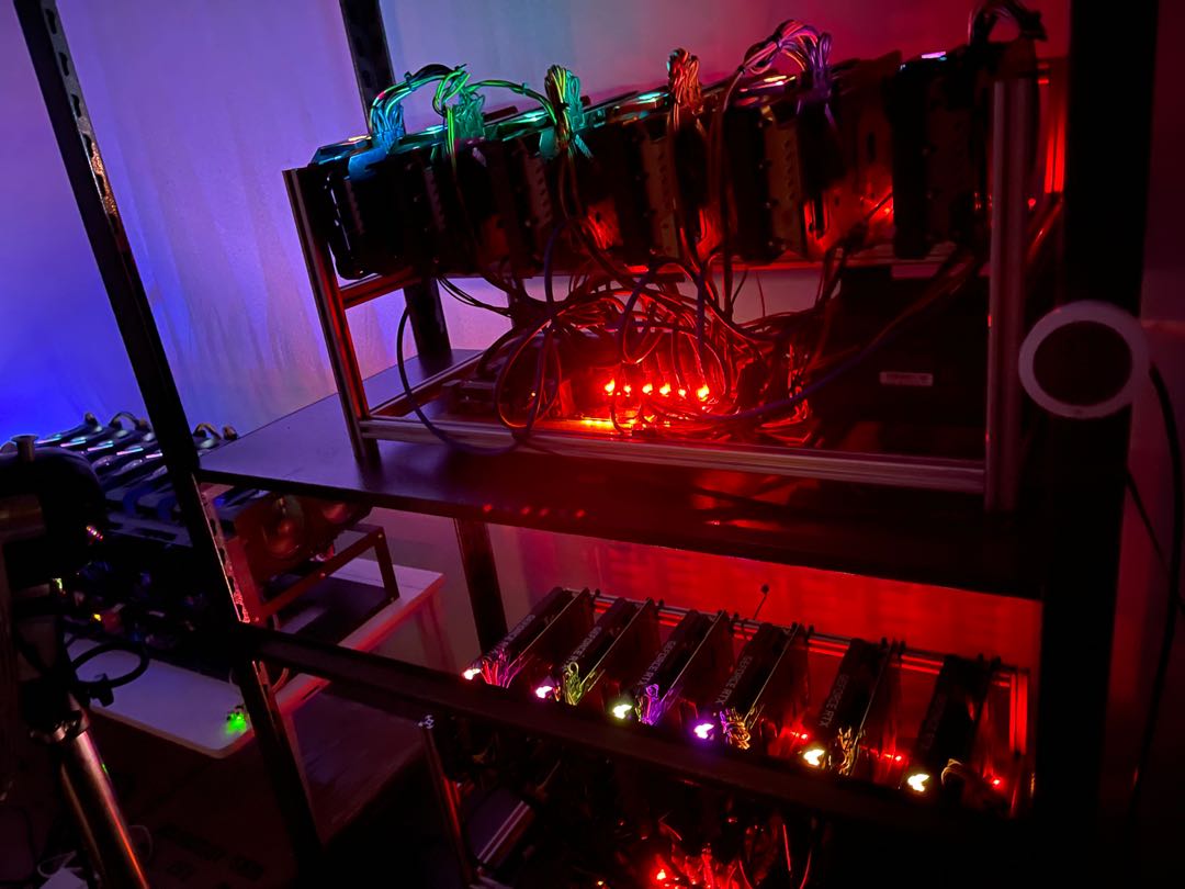 Mining rigs set let go at once, Computers & Tech, Desktops on Carousell