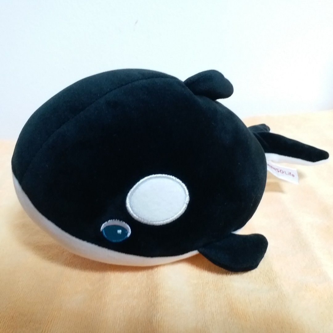 MINISO Orca Whale/Dolphin Plush, Hobbies & Toys, Toys & Games on Carousell