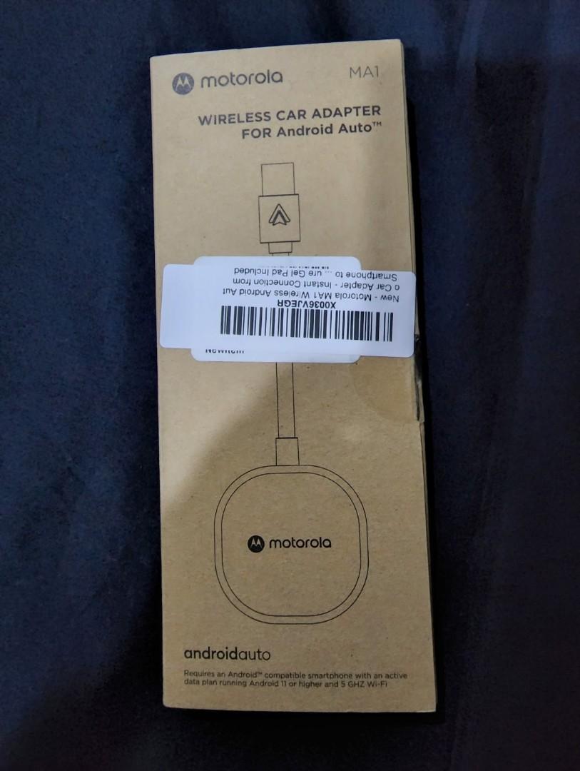 Motorola MA1 Wireless Android Auto Car Adapter - Instant Connection from  Smar