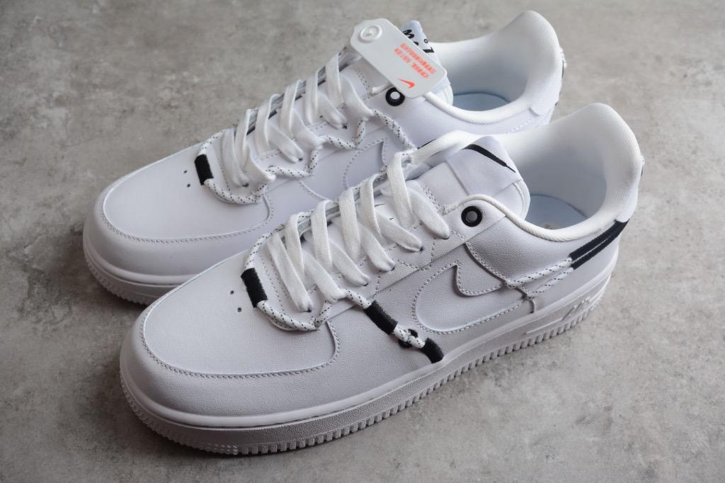 Nike Air Force 1 07 LX White black shoes Euro 36 45 Women s