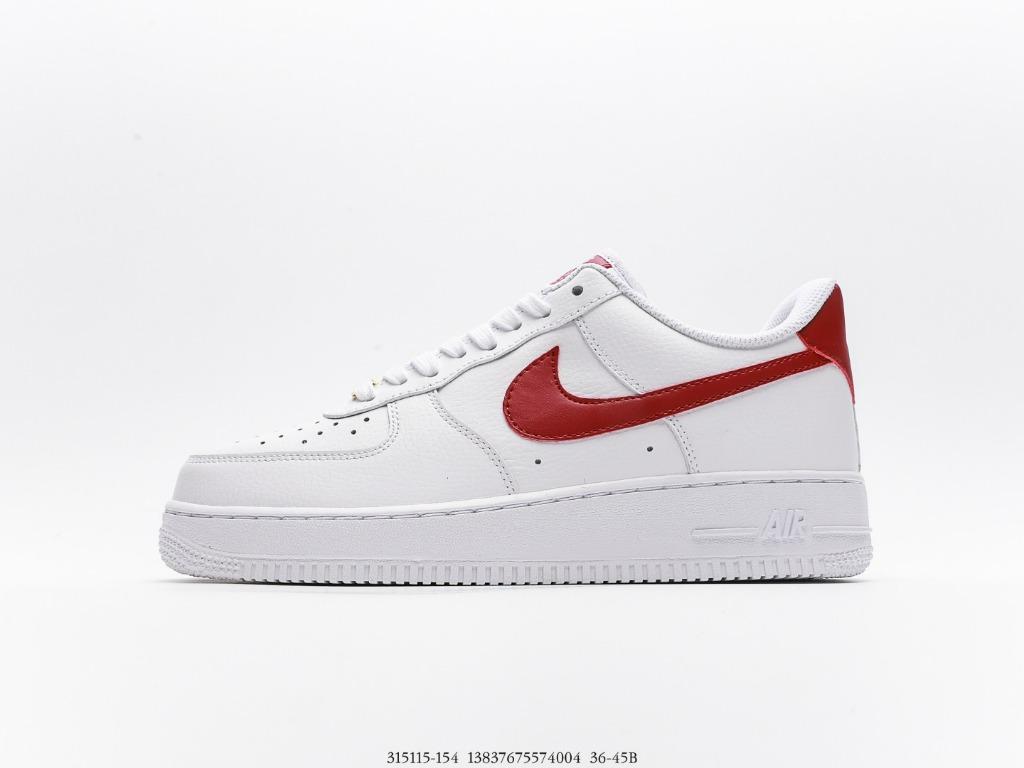 Nike Air Force 1 Maroon Red Luxury Sneakers Footwear on Carousell