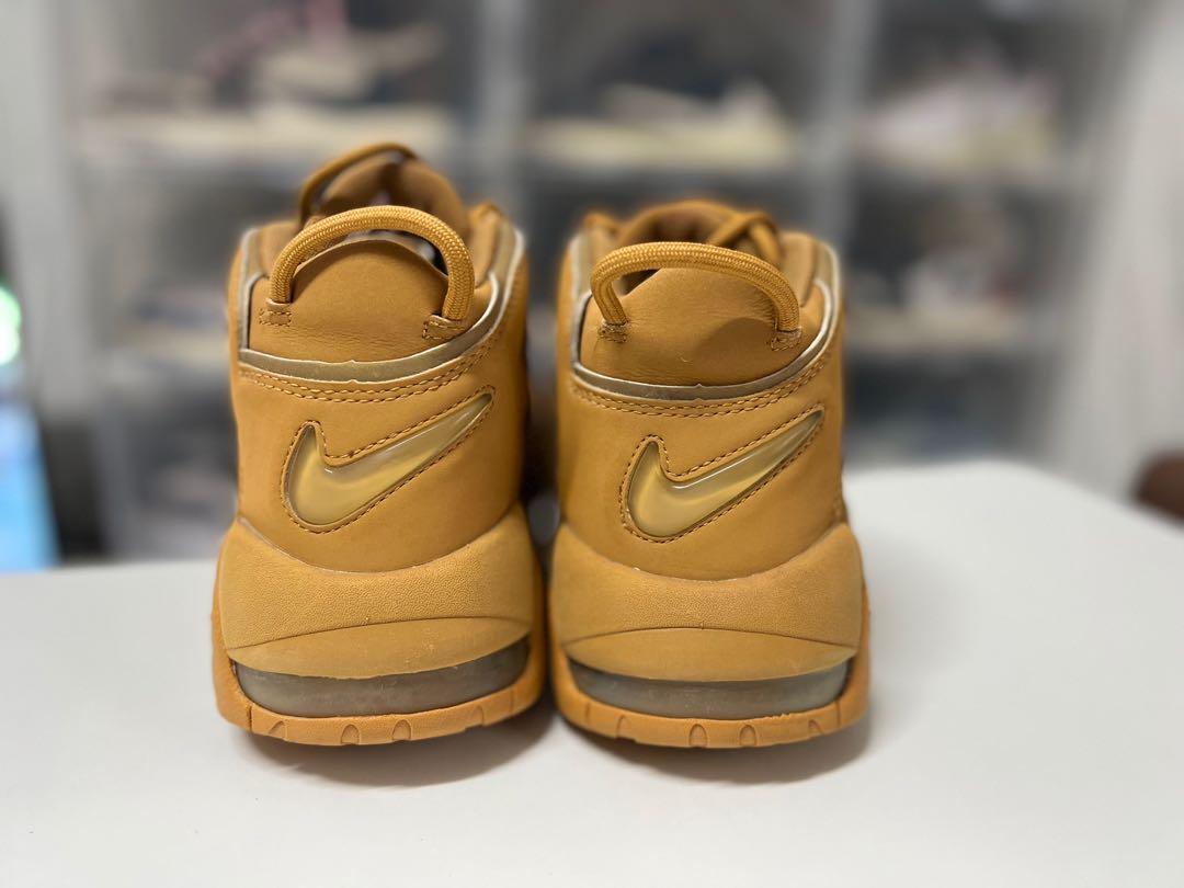 Nike uptempo wheat on sale flax