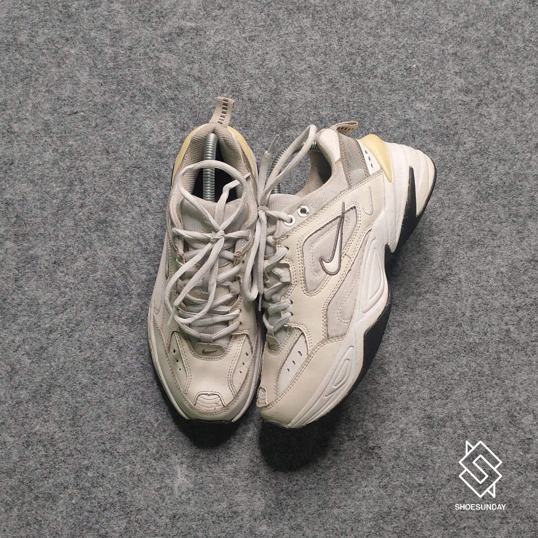 Nike M2K Tekno Pure White, Fesyen Pria, Sepatu , Sneakers di Carousell
