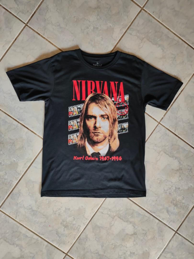 NIRVANA Bootleg Shirt, Men's Fashion, Tops & Sets, Tshirts & Polo ...