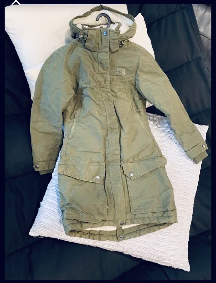 mid length north face jacket